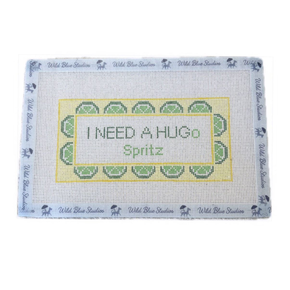 I Need A Hug(o spritz) canvas - Yellow Boarder