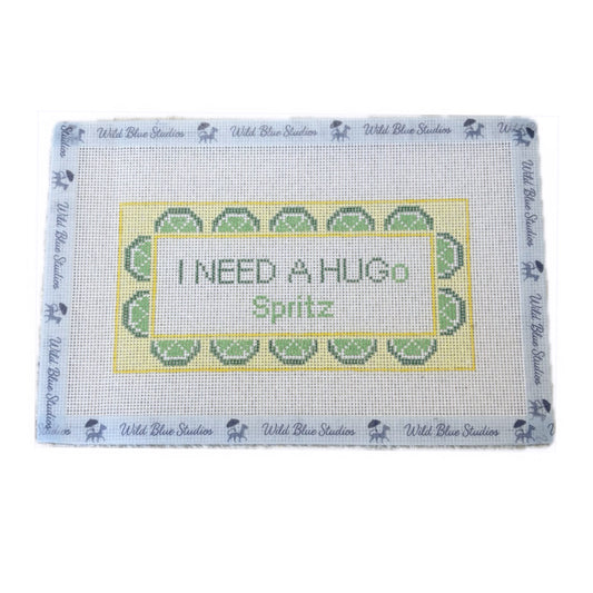 I Need A Hug(o spritz) canvas - Yellow Boarder