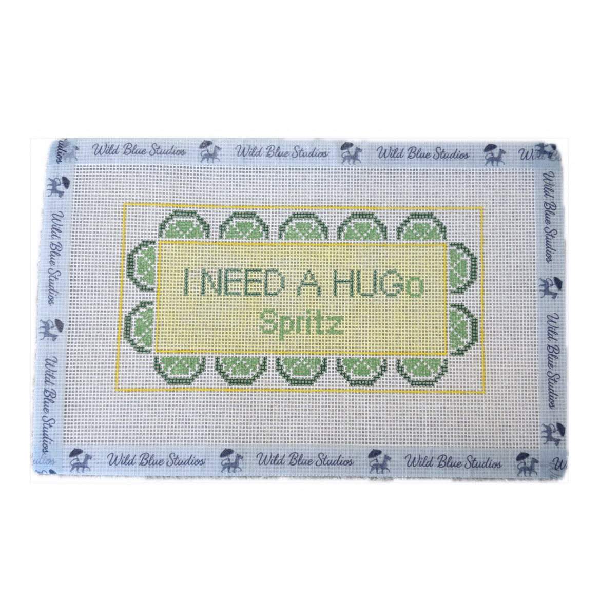 I Need A Hug(o spritz) Canvas -white boarder