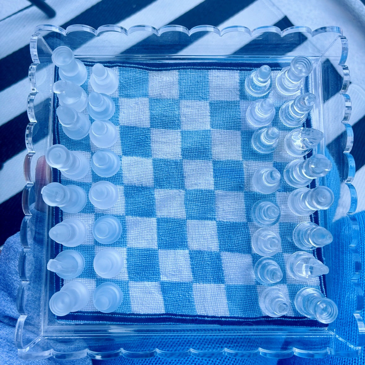 Chess Board Needlepoint Canvas