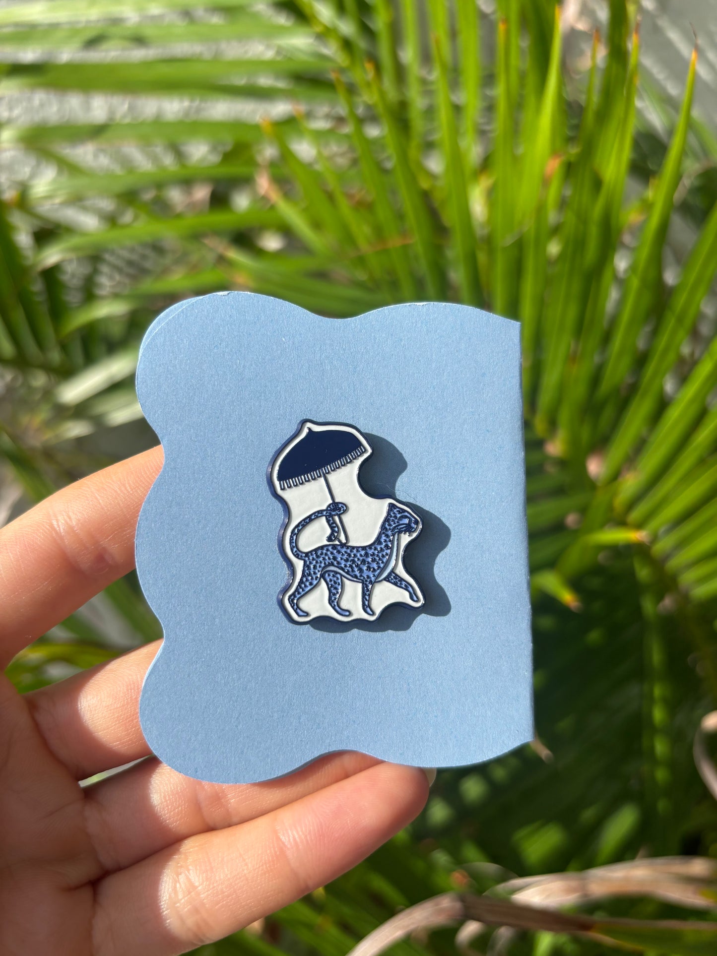 Blue Cheetah Needle Minder